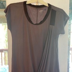 Loft Size Small Dress top in Purple with Fun Wrap!